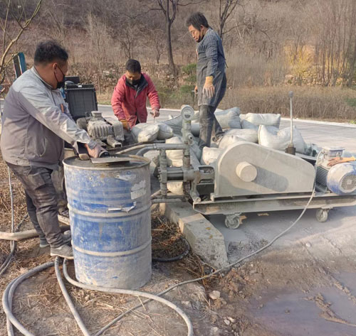 黄石路面下沉注浆